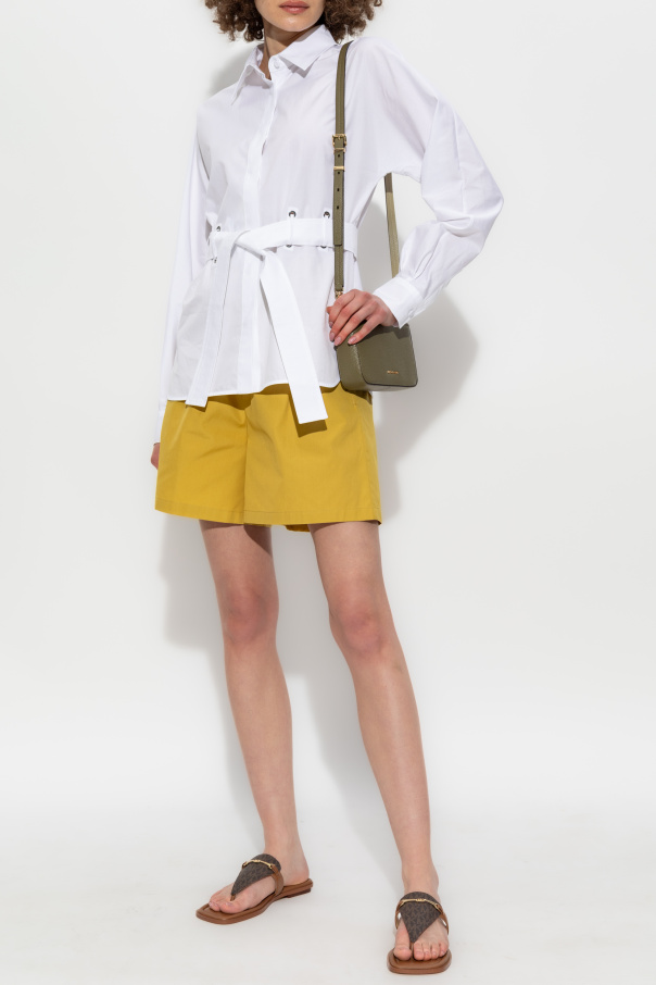 MAX MARA Haway cotton shorts コットン ショーツパンツ Shop Max Mara - Haway Cotton Poplin Shorts | Saks Fifth
